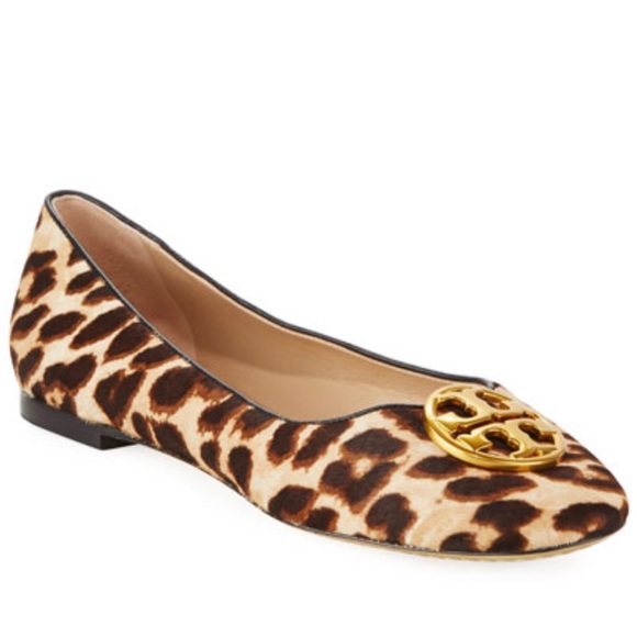 Tory Burch | Shoes | Tory Burch Chelsea Calf Hair Leopard Ballet Flats Nwt  | Poshmark